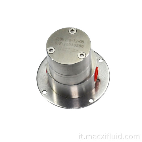 Pompa ad ingranaggi magnetici in acciaio inox da 1,5 ml / rev